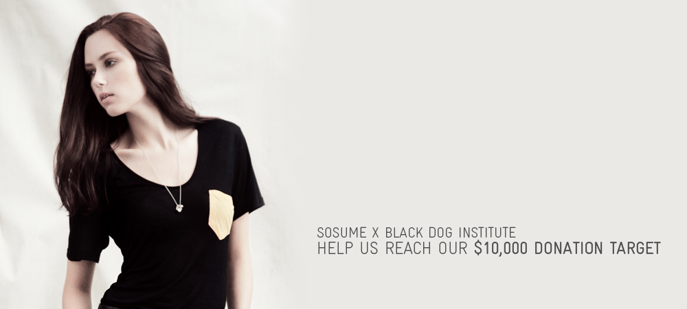 Sosume and the black dog institute. Help us reach our $10,000 donation target