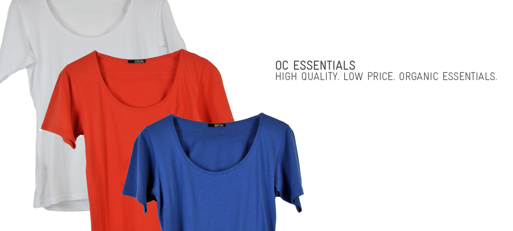 OC essentials. High quality. Low price. Organic essentials